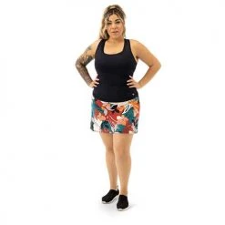 Perspective Fitwear Bottoms Women's Feel The Flow Skort - Hibiscus