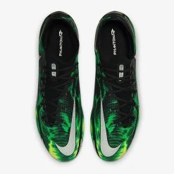 Nike Soccer Unisex Phantom GT2 Pro SW FG - Black/MTLC Platinum Green-Regular (D) 12 Nike Soccer Unisex Phantom GT2 Pro SW FG - Black/MTLC Platinum Green-Regular (D)