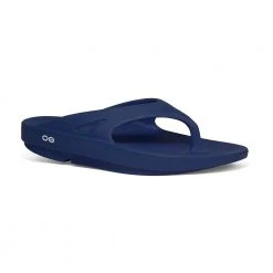 Oofos Men's OOriginal Sandal - Navy- Regular (D)