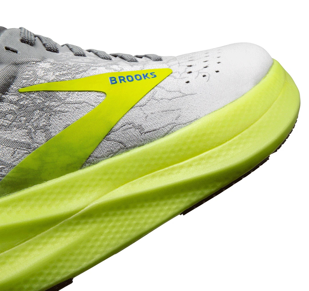 Brooks Unisex Hyperion Elite 2 Running Shoe - White/Silver/Nightlife - Regular (D) 6 Brooks Unisex Hyperion Elite 2 Running Shoe - White/Silver/Nightlife - Regular (D)