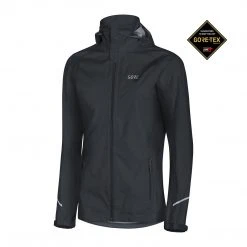 Gore Wear Women's GORE Active Hooded Jacket - Black Jackets & Vests