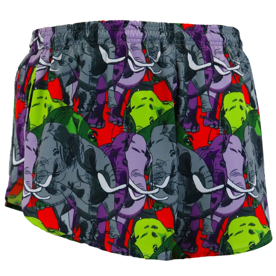 Boa Apparel Men's Stretch 1" Split Short - Elephant 2 Boa Apparel Men's Stretch 1" Split Short - Elephant