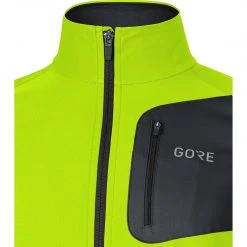 Gore Wear Men's R3 Partial GORE® WINDSTOPPER® Shirt - Neon Yellow/Black 8 Gore Wear Men's R3 Partial GORE® WINDSTOPPER® Shirt - Neon Yellow/Black