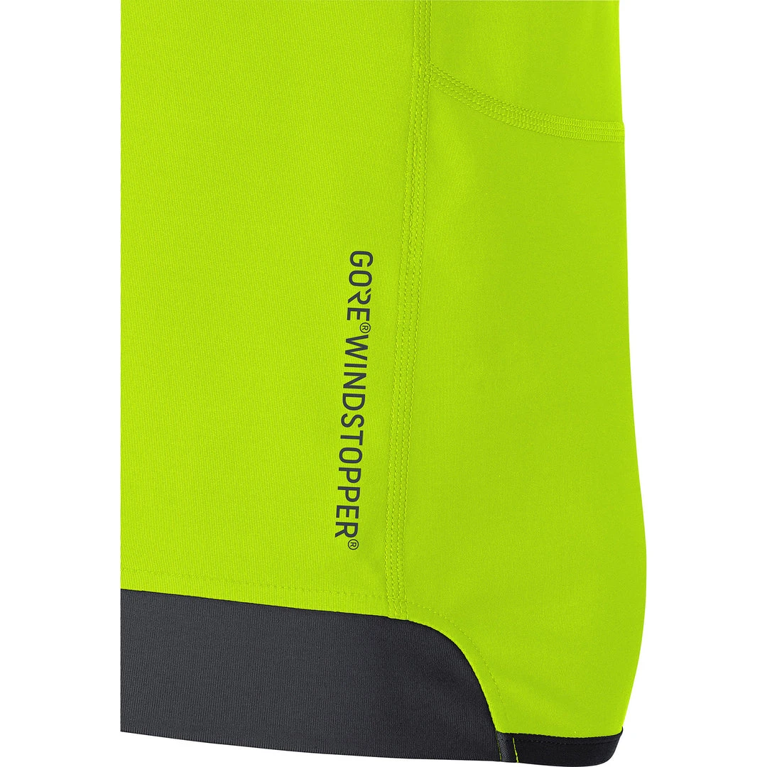Gore Wear Men's R3 Partial GORE® WINDSTOPPER® Shirt - Neon Yellow/Black 5 Gore Wear Men's R3 Partial GORE® WINDSTOPPER® Shirt - Neon Yellow/Black