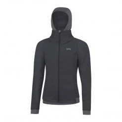 Gore Wear Tops Women's R3 GORE® WINDSTOPPER® Thermo Hoodie - Terra Grey 9 Gore Wear Tops Women's R3 GORE® WINDSTOPPER® Thermo Hoodie - Terra Grey