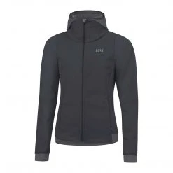 Gore Wear Tops Women's R3 GORE® WINDSTOPPER® Thermo Hoodie - Terra Grey