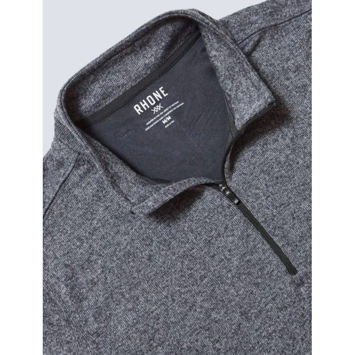 Rhone Apparel Men's Commuter 1/4 Zip Top - Dark Grey Heather 2 Rhone Apparel Men's Commuter 1/4 Zip Top - Dark Grey Heather