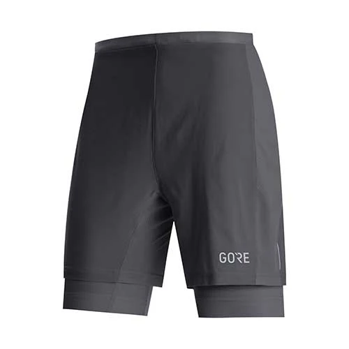 Gore Wear Bottoms Men's R5 2in1 Shorts - Black 1 Gore Wear Bottoms Men's R5 2in1 Shorts - Black