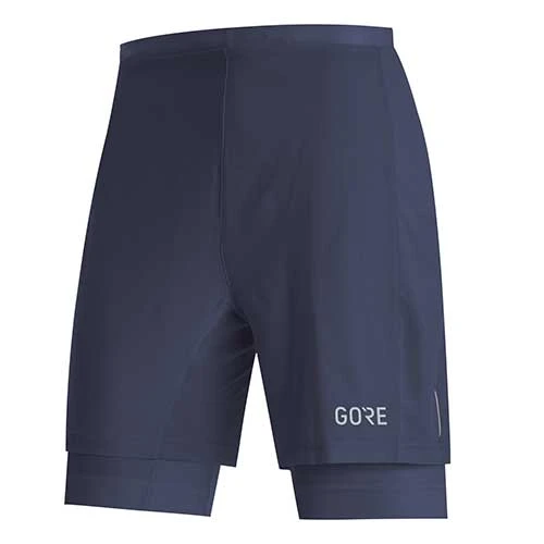 Gore Wear Men's R5 2in1 Shorts - Orbit Blue Bottoms 1 Gore Wear Men's R5 2in1 Shorts - Orbit Blue Bottoms