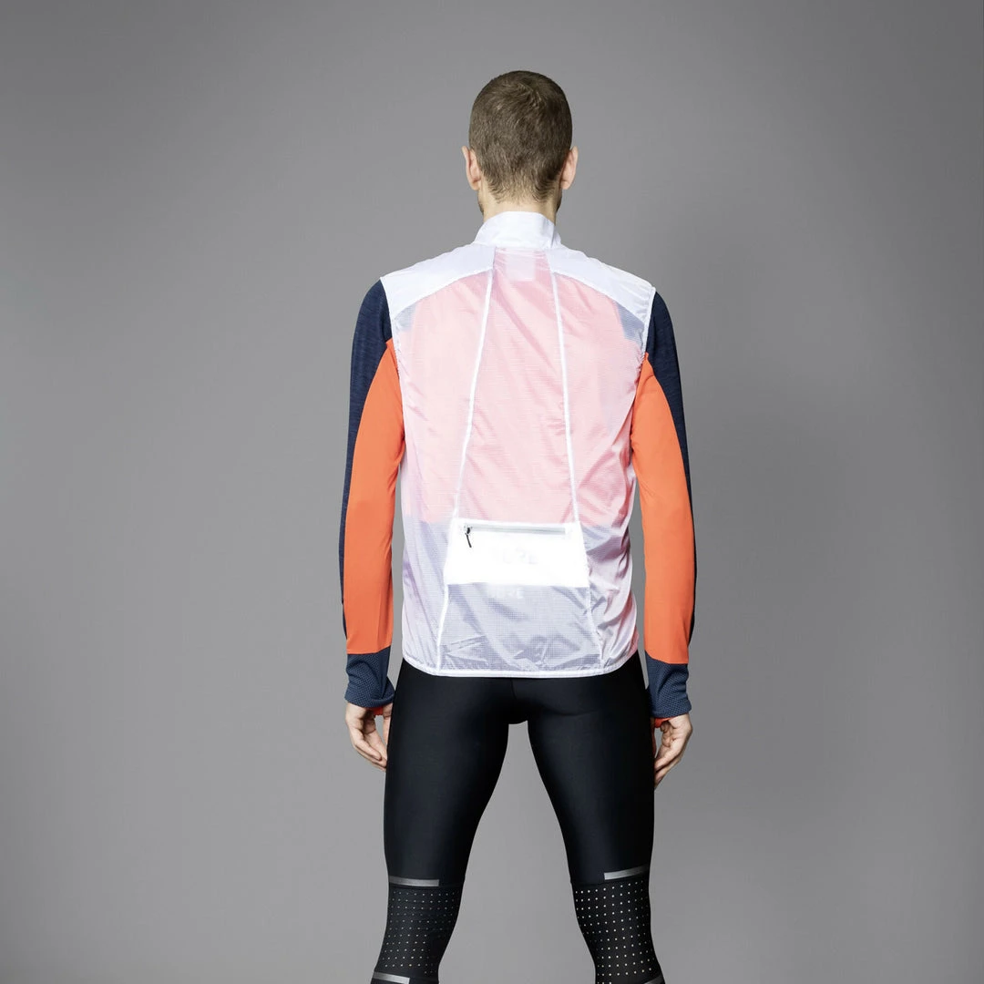 Gore Wear Apparel Men's Drive Vest - White 3 Gore Wear Apparel Men's Drive Vest - White