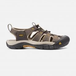 KEEN Men's Newport H2 Sandal - Raven/Aluminum- Regular (D) Shoes