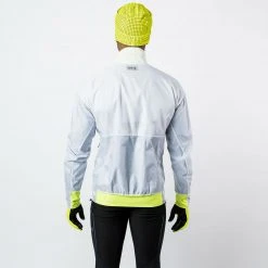 Gore Wear Apparel Men's Drive Jacket - White/Neon Yellow 10 Gore Wear Apparel Men's Drive Jacket - White/Neon Yellow