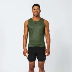 Gore Wear Men's Contest Daily Singlet - Utility Green