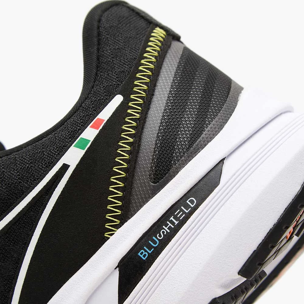 Diadora Men's Mythos Volo 2 Running Shoe- Black/White/Vermillion Orange- Regular (D) 4 Diadora Men's Mythos Volo 2 Running Shoe- Black/White/Vermillion Orange- Regular (D)