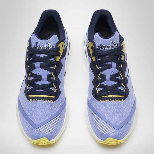 Diadora Women's Mythos Volo 2 Running Shoe- Deep Periwinkle/Neon Yellow- Regular (B) Shoes 3 Diadora Women's Mythos Volo 2 Running Shoe- Deep Periwinkle/Neon Yellow- Regular (B) Shoes