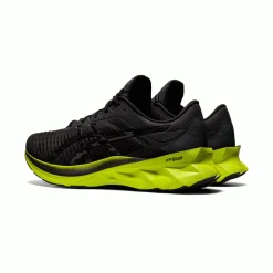 Asics Men's Novablast Running Shoe - Black/Lime Zest - Regular (D) Shoes 10 Asics Men's Novablast Running Shoe - Black/Lime Zest - Regular (D) Shoes