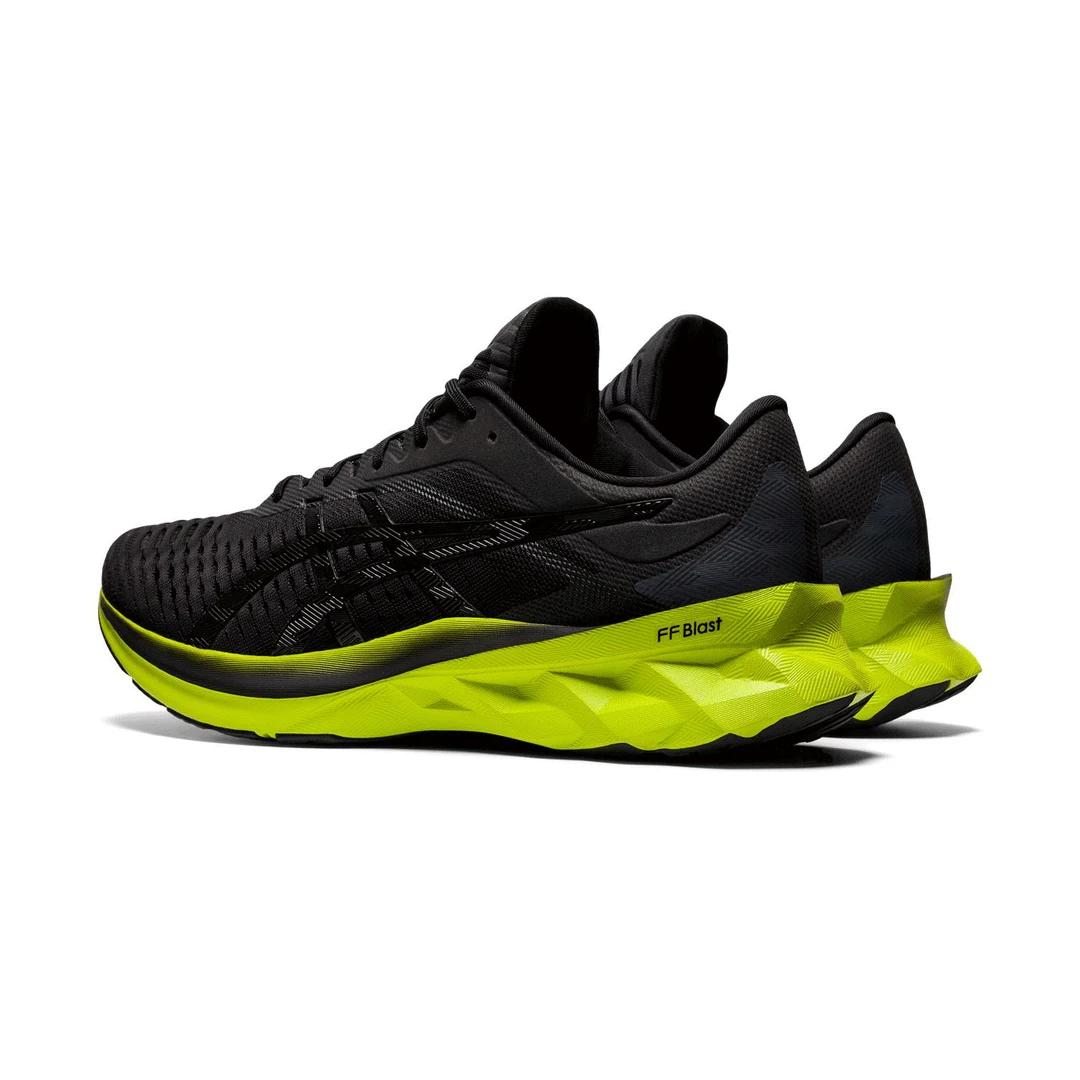Asics Men's Novablast Running Shoe - Black/Lime Zest - Regular (D) Shoes 4 Asics Men's Novablast Running Shoe - Black/Lime Zest - Regular (D) Shoes