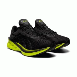 Asics Men's Novablast Running Shoe - Black/Lime Zest - Regular (D) Shoes 9 Asics Men's Novablast Running Shoe - Black/Lime Zest - Regular (D) Shoes