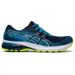 Asics Men's GT-2000 9 Knit Running Shoe - French Blue/White - Regular (D) Shoes