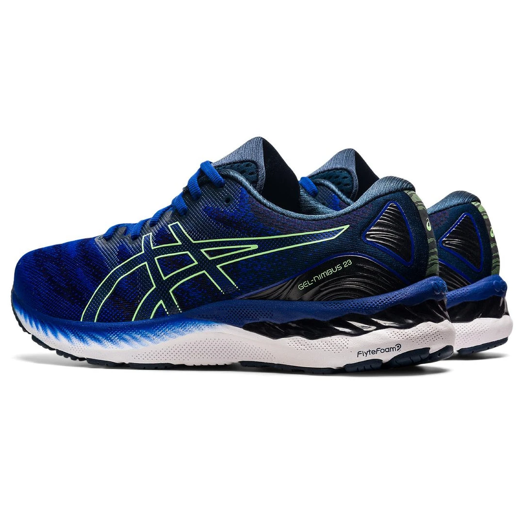 Asics Men's Gel-Nimbus 23 Running Shoe - Monaco Blue/Bright Lime - Regular (D) 5 Asics Men's Gel-Nimbus 23 Running Shoe - Monaco Blue/Bright Lime - Regular (D)