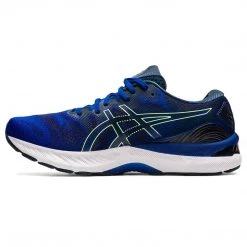 Asics Men's Gel-Nimbus 23 Running Shoe - Monaco Blue/Bright Lime - Regular (D)