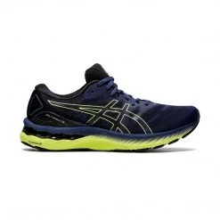 Asics Men's Gel-Nimbus 23 Running Shoe - Thunder Blue/Glow Yellow - Regular (D)