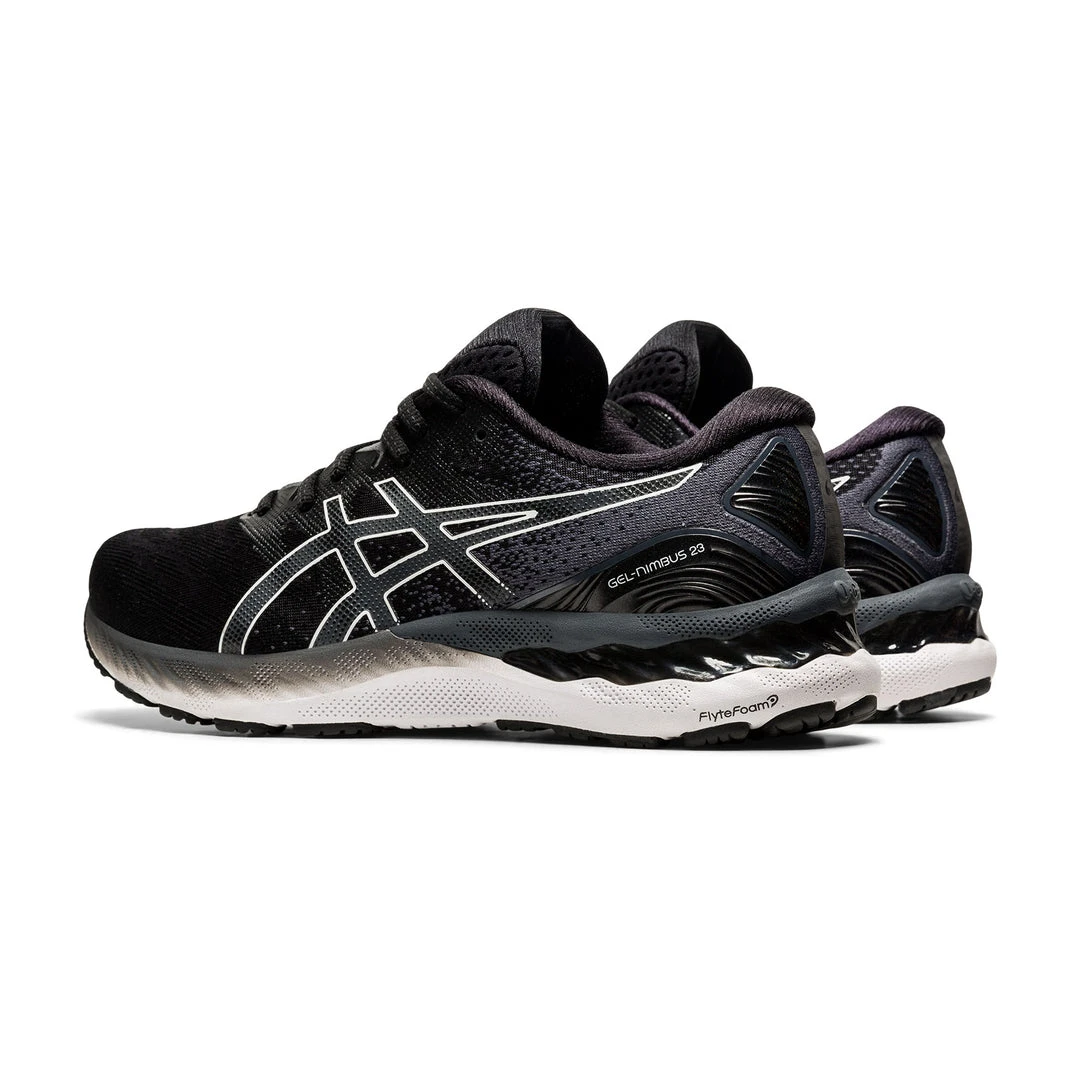 Asics Men's Gel-Nimbus 23 Running Shoe - Black/White - Extra Wide (4E) Shoes 4 Asics Men's Gel-Nimbus 23 Running Shoe - Black/White - Extra Wide (4E) Shoes