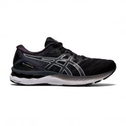 Asics Men's Gel-Nimbus 23 Running Shoe - Black/White - Extra Wide (4E) Shoes
