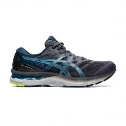 Asics Men's Gel-Nimbus 23 Running Shoe - Carrier Grey/Digital Aqua - Regular (D) Shoes