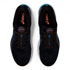 Asics Shoes Men's Gel Cumulus 23 Running Shoe: Black/Reborn Blue - Regular (D) 12 Asics Shoes Men's Gel Cumulus 23 Running Shoe: Black/Reborn Blue - Regular (D)