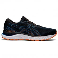 Asics Shoes Men's Gel Cumulus 23 Running Shoe: Black/Reborn Blue - Regular (D)