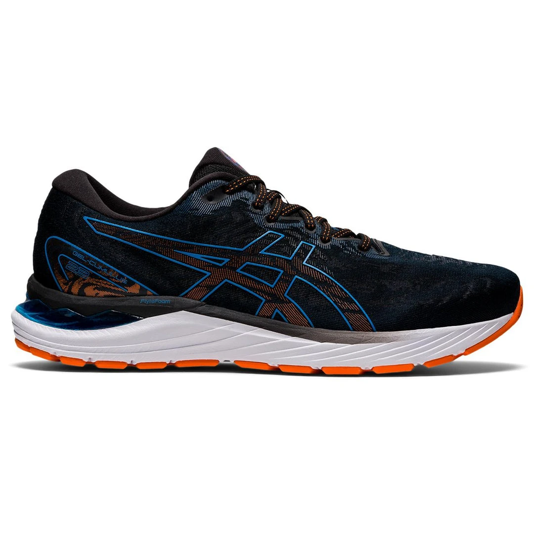 Asics Shoes Men's Gel Cumulus 23 Running Shoe: Black/Reborn Blue - Regular (D) 1 Asics Shoes Men's Gel Cumulus 23 Running Shoe: Black/Reborn Blue - Regular (D)