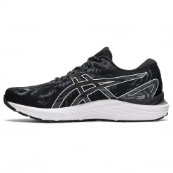 Asics Shoes Men's Gel Cumulus 23 Running Shoe: Black/White - Wide (2E)