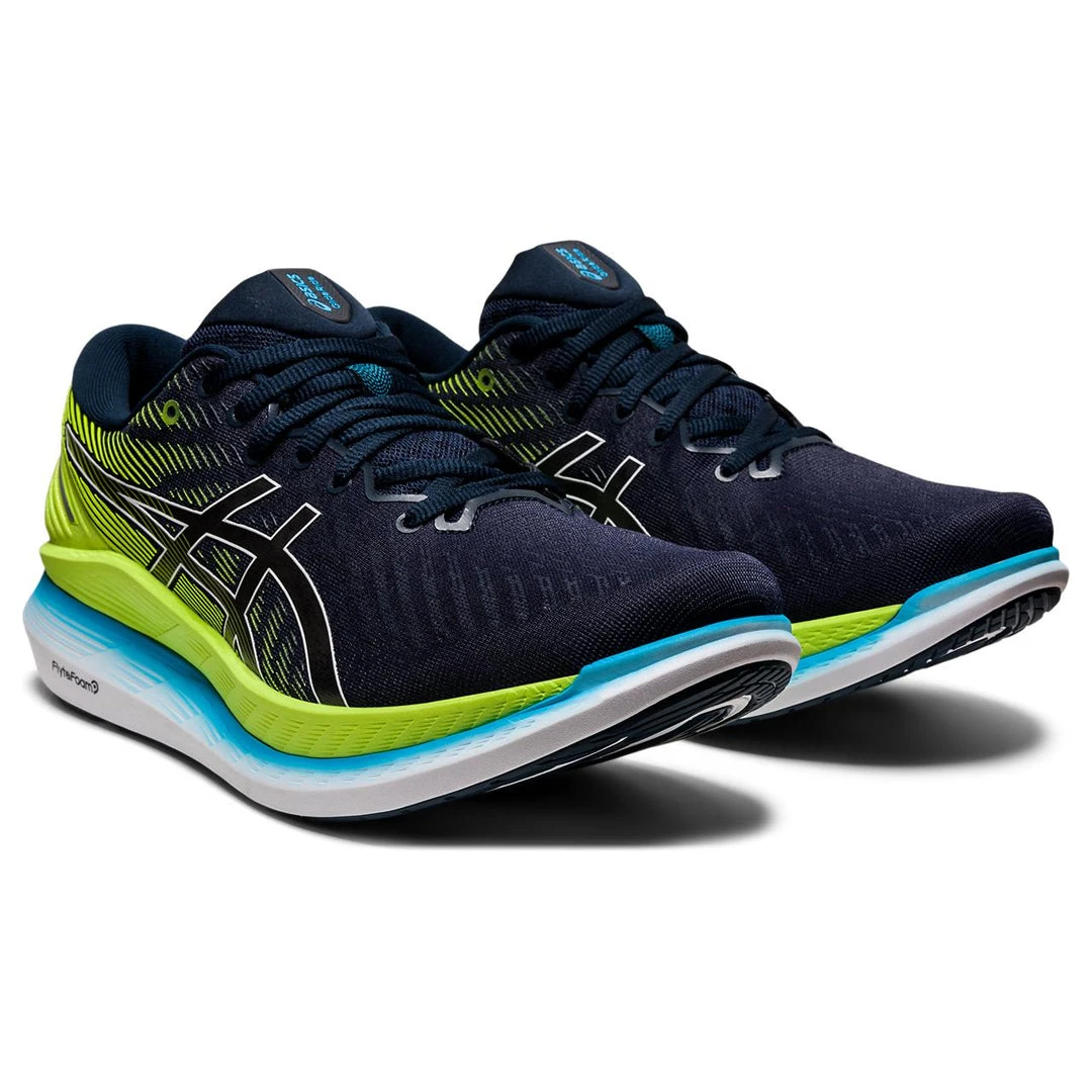 Asics Men's Glideride 2 Running Shoes - French Blue/Hazard Green- Regular (D) 3 Asics Men's Glideride 2 Running Shoes - French Blue/Hazard Green- Regular (D)