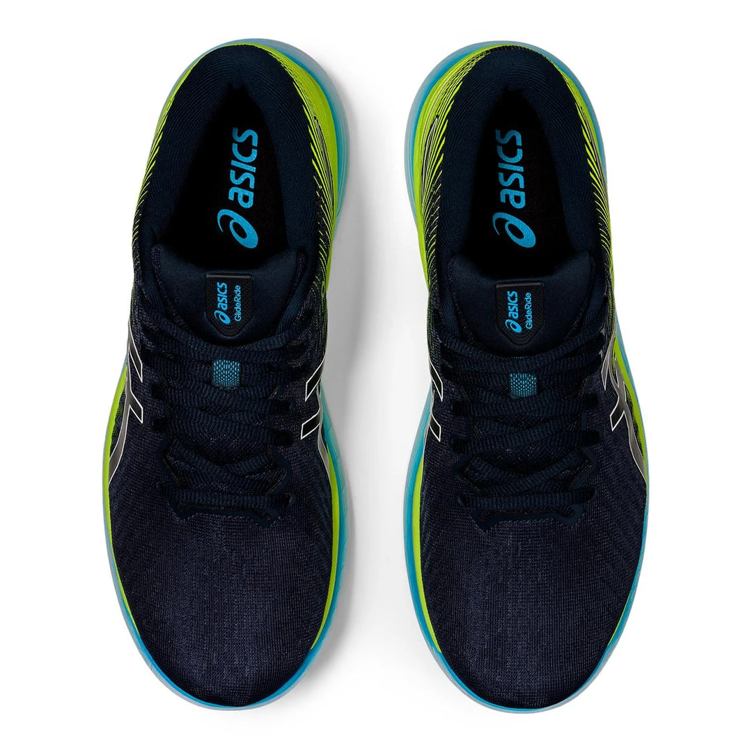 Asics Men's Glideride 2 Running Shoes - French Blue/Hazard Green- Regular (D) 6 Asics Men's Glideride 2 Running Shoes - French Blue/Hazard Green- Regular (D)