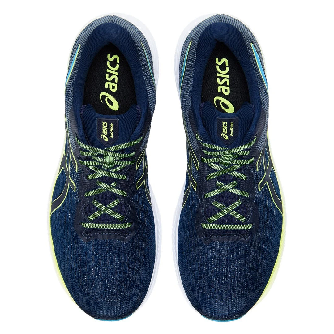 Asics Men's Evoride 2 Running Shoe - French Blue/Hazard Green - Regular (D) Shoes 4 Asics Men's Evoride 2 Running Shoe - French Blue/Hazard Green - Regular (D) Shoes