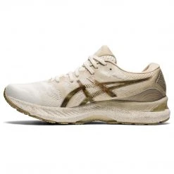Asics Men's Gel-Nimbus 23 Running Shoe - Cream/Putty - Regular (D) Shoes