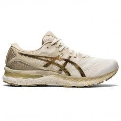 Asics Men's Gel-Nimbus 23 Running Shoe - Cream/Putty - Regular (D) Shoes