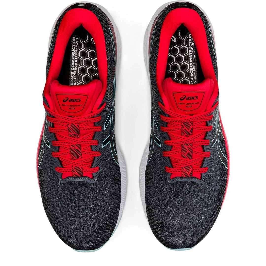 Asics Men's GT 2000 10 Running Shoe - Metropolis/Electric Red - Regular (D) 6 Asics Men's GT 2000 10 Running Shoe - Metropolis/Electric Red - Regular (D)