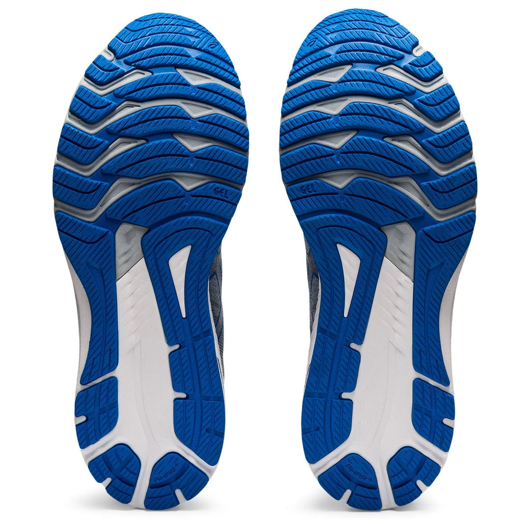 Asics Men's GT-2000 10 Running Shoe - Sheet Rock/Electric Blue - Wide (2E) Shoes 5 Asics Men's GT-2000 10 Running Shoe - Sheet Rock/Electric Blue - Wide (2E) Shoes