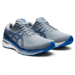 Asics Men's GT-2000 10 Running Shoe - Sheet Rock/Electric Blue - Wide (2E) Shoes 9 Asics Men's GT-2000 10 Running Shoe - Sheet Rock/Electric Blue - Wide (2E) Shoes