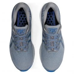 Asics Men's GT-2000 10 Running Shoe - Sheet Rock/Electric Blue - Wide (2E) Shoes 8 Asics Men's GT-2000 10 Running Shoe - Sheet Rock/Electric Blue - Wide (2E) Shoes