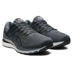 Asics Men's Gel-Kayano 28 Running Shoe - Carrier Grey/Black - Extra Wide (4E) 9 Asics Men's Gel-Kayano 28 Running Shoe - Carrier Grey/Black - Extra Wide (4E)