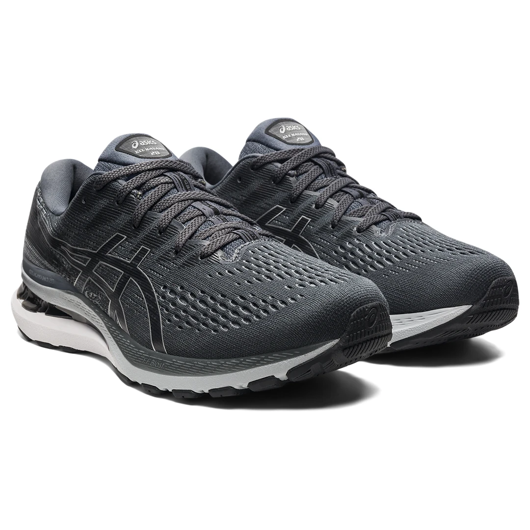 Asics Men's Gel Kayano 28 Running Shoe: Carrier Grey/Black - Wide (2E) 3 Asics Men's Gel Kayano 28 Running Shoe: Carrier Grey/Black - Wide (2E)