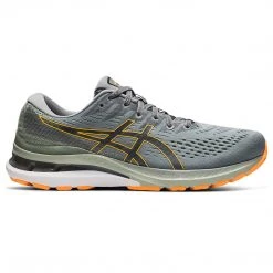 Asics Men's Gel-Kayano 28 Running Shoes - Sheet Rock/Orange Pop - Regular (D)