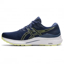 Asics Men's Gel-Kayano 28 Running Shoe - Thunder Blue/Glow Yellow - Regular (D)
