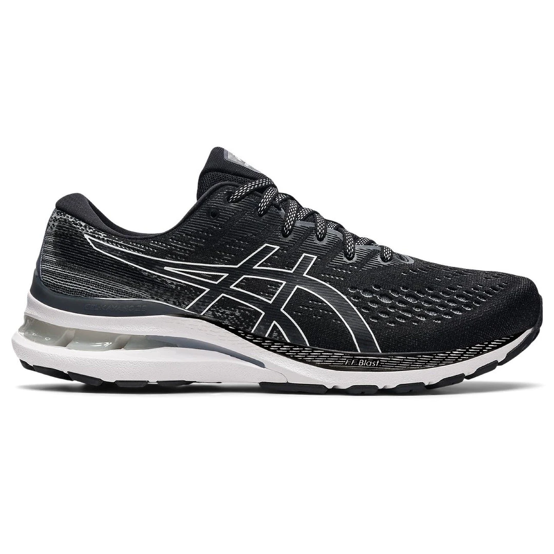 Asics Men's Gel-Kayano 28 Running Shoe - Black/White - Wide (2E) Shoes 1 Asics Men's Gel-Kayano 28 Running Shoe - Black/White - Wide (2E) Shoes