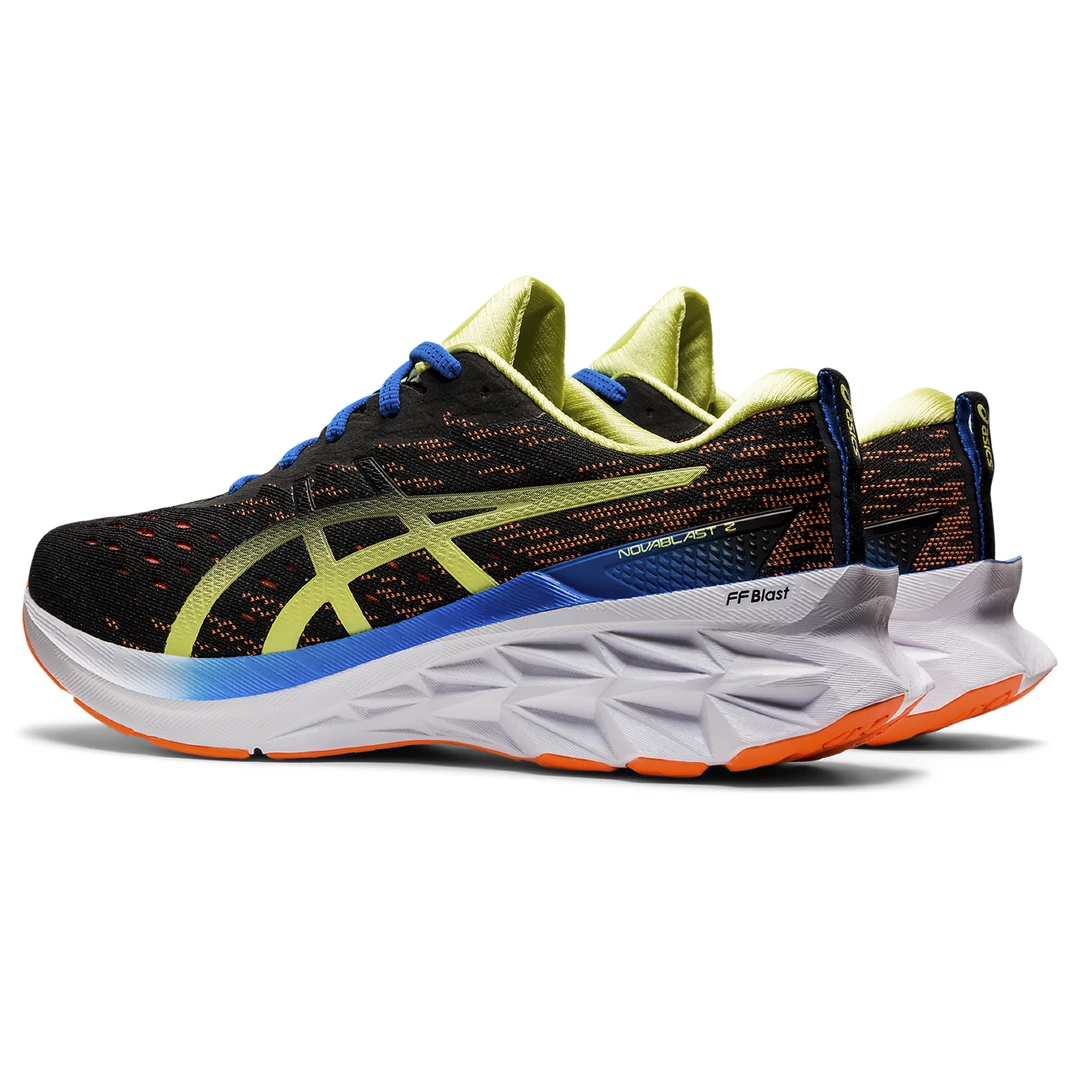 Asics Men's Novablast 2 Running Shoe - Black/Shocking Orange - Regular (D) 4 Asics Men's Novablast 2 Running Shoe - Black/Shocking Orange - Regular (D)