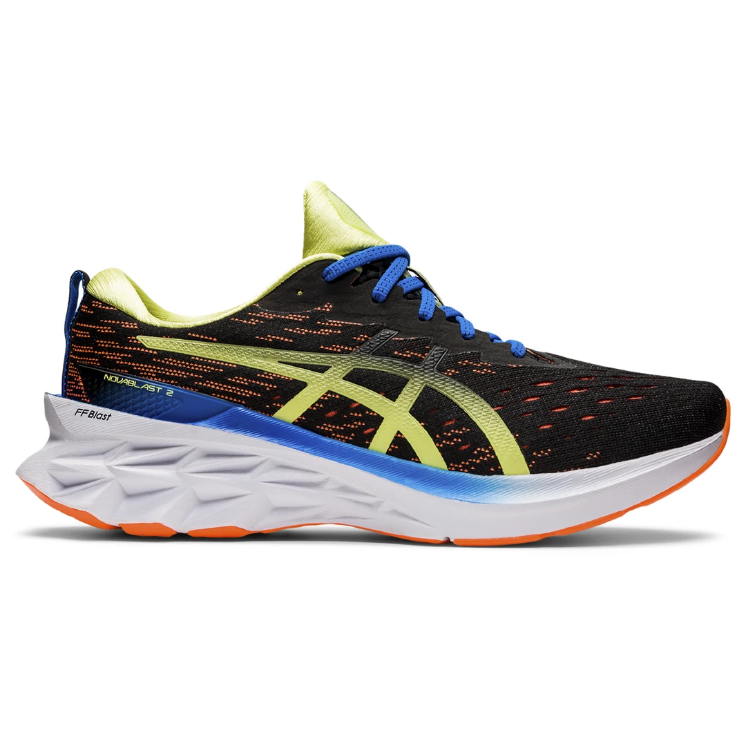 Asics Men's Novablast 2 Running Shoe - Black/Shocking Orange - Regular (D) 1 Asics Men's Novablast 2 Running Shoe - Black/Shocking Orange - Regular (D)