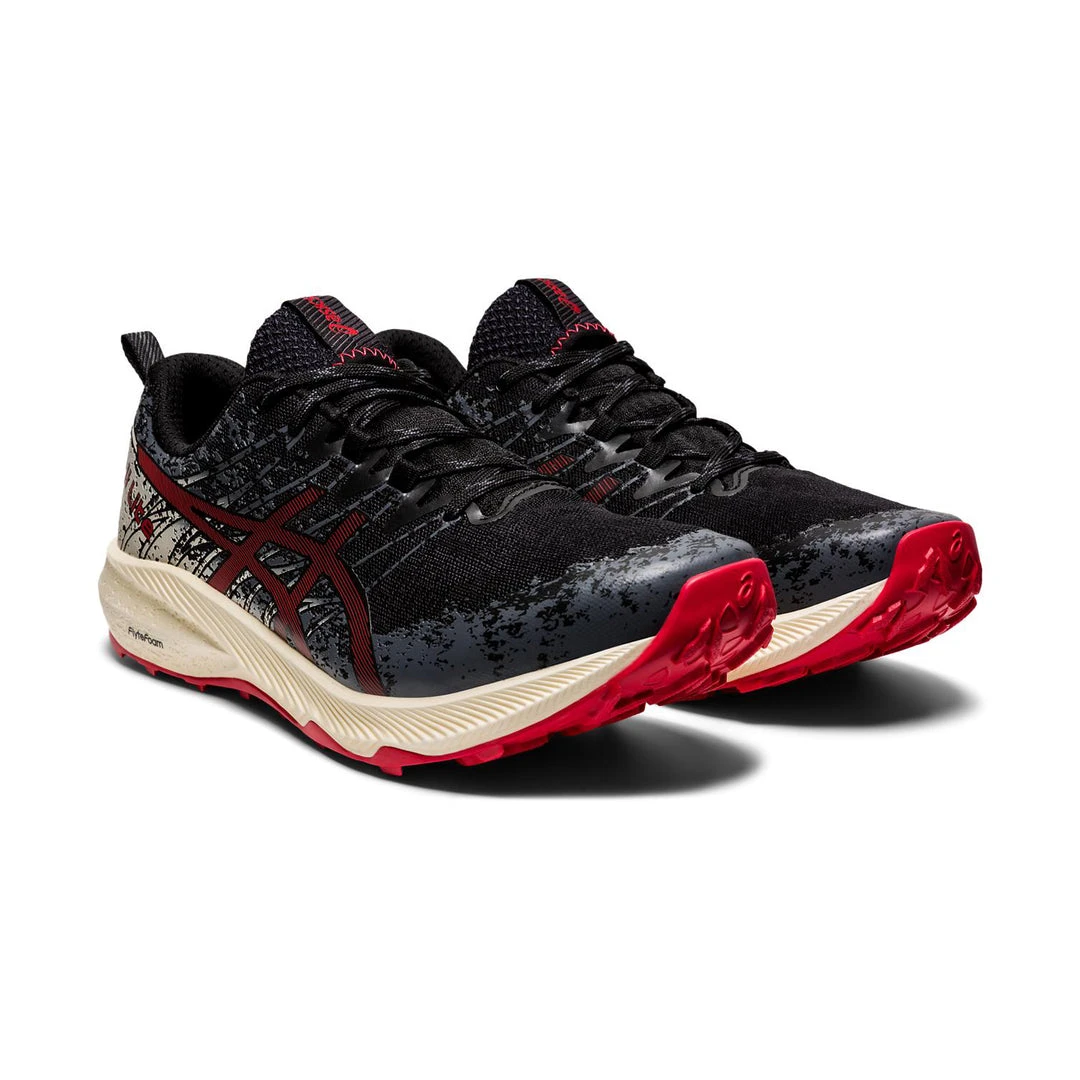 Asics Shoes Men's Fuji Lite 2 Trail Running Shoe - Black/Electric Red - Regular (D) 3 Asics Shoes Men's Fuji Lite 2 Trail Running Shoe - Black/Electric Red - Regular (D)